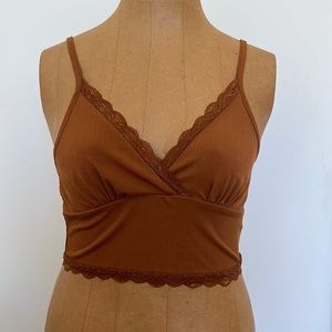 Brown tank top
